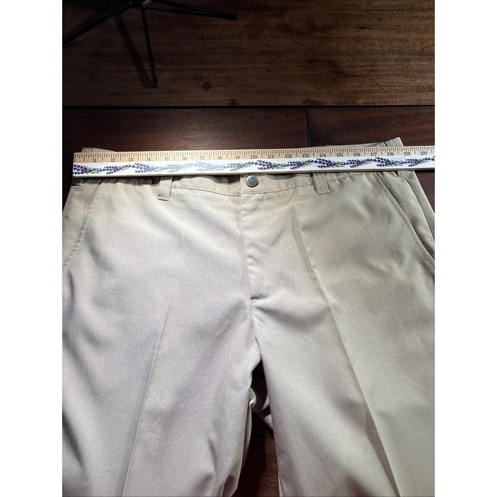 Bluffworks Original Pants Mens Size 38x32 Khaki Tan Relaxed Fit Travel Golf - Picture 11 of 15